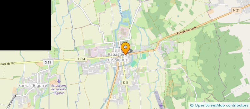 localisation de l'entreprise MONSIEUR CHRISTOPHE LARQUE  RABASTENS-DE-BIGORRE