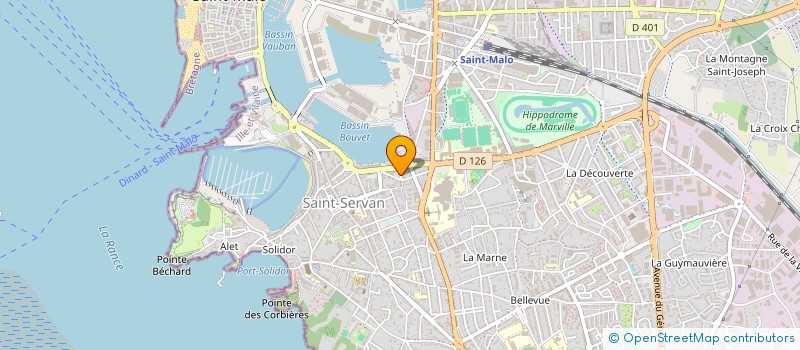 localisation de l'entreprise MONSIEUR CHRISTOPHE LARRIEU  SAINT-MALO