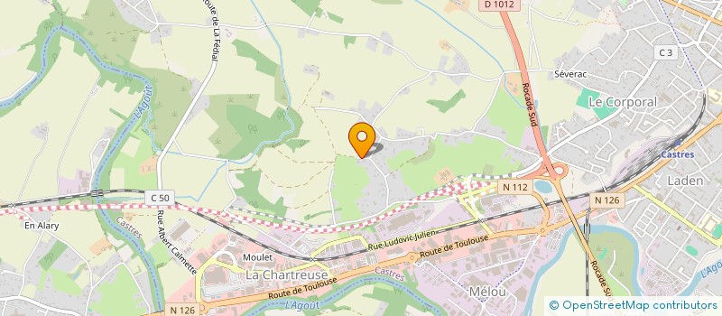 localisation de l'entreprise MONSIEUR CHRISTOPHE LARTIGUE  CASTRES