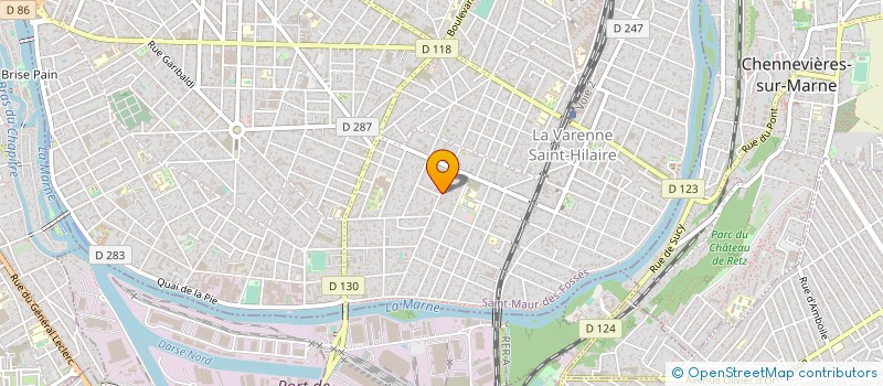 localisation de l'entreprise MONSIEUR CHRISTOPHE LARUE à SAINT-MAUR-DES-FOSSES