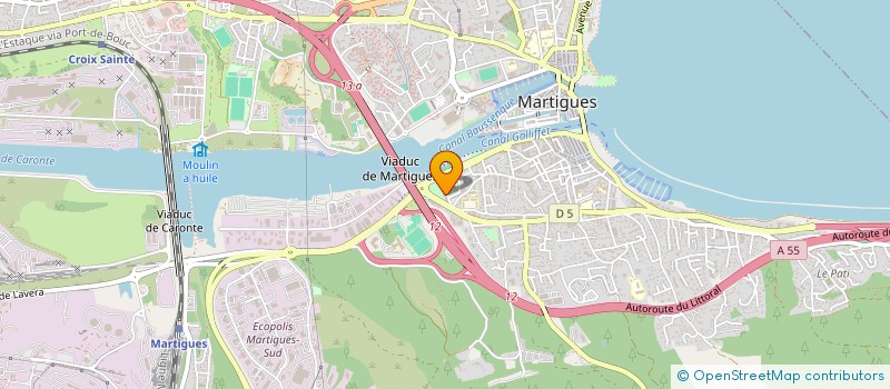 localisation de l'entreprise MONSIEUR CHRISTOPHE LARUE  MARTIGUES