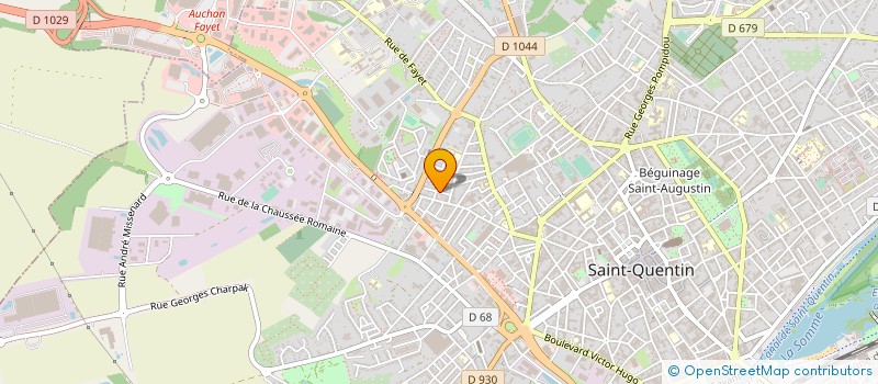 localisation de l'entreprise MONSIEUR CHRISTOPHE LASSALLE à SAINT-QUENTIN
