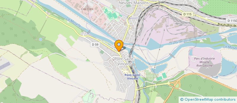 localisation de l'entreprise MONSIEUR CHRISTOPHE LASSAUGE  PONT-SAINT-VINCENT