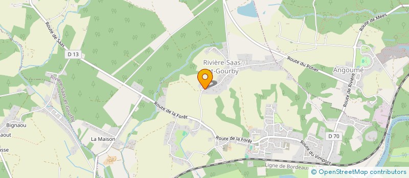 localisation de l'entreprise MONSIEUR CHRISTOPHE LASSEGUETTE  RIVIERE-SAAS-ET-GOURBY