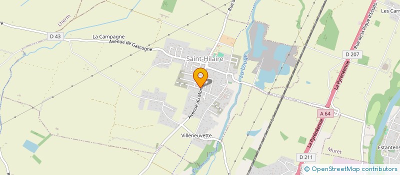 localisation de l'entreprise MONSIEUR CHRISTOPHE LATOUR  SAINT-HILAIRE