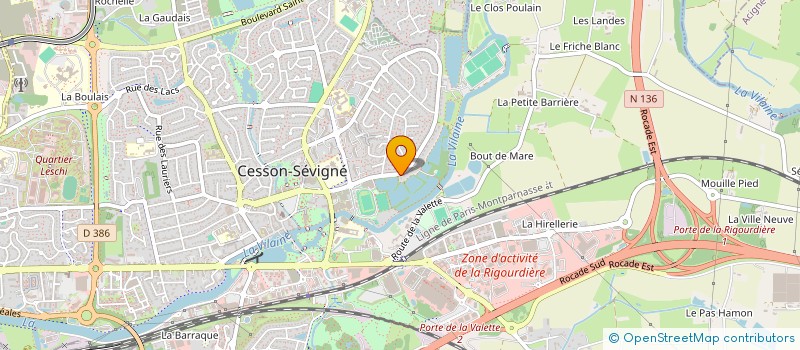 localisation de l'entreprise MONSIEUR CHRISTOPHE LATRON à CESSON-SEVIGNE
