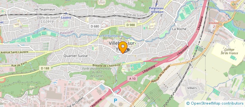 localisation de l'entreprise MONSIEUR CHRISTOPHE LAU à VILLEBON-SUR-YVETTE