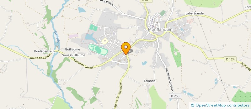 localisation de l'entreprise MONSIEUR CHRISTOPHE LAUGENIE à MONTAGNAC-SUR-LEDE