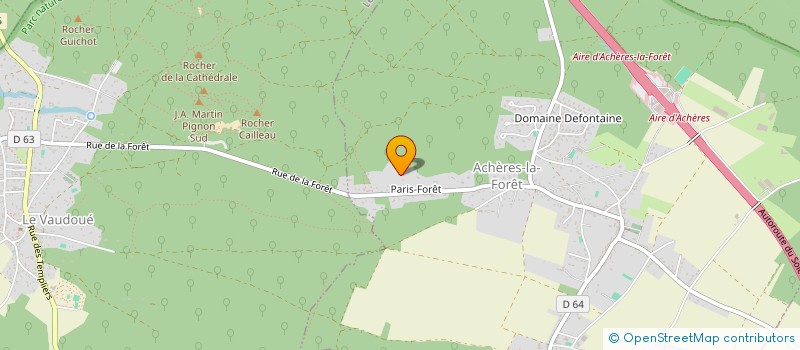 localisation de l'entreprise MONSIEUR CHRISTOPHE LAUMONE  ACHERES-LA-FORET