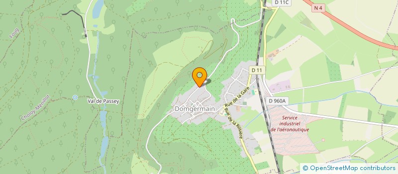 localisation de l'entreprise MONSIEUR CHRISTOPHE LAUMONIER  DOMGERMAIN