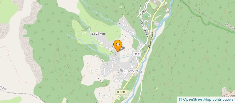 localisation de l'entreprise MONSIEUR CHRISTOPHE LAURENT  BEAUVEZER