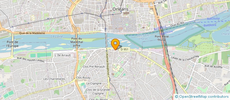 localisation de l'entreprise MONSIEUR CHRISTOPHE LAURENT à ORLEANS