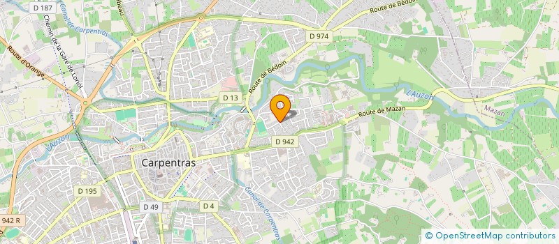 localisation de l'entreprise MONSIEUR CHRISTOPHE LAURENT à CARPENTRAS