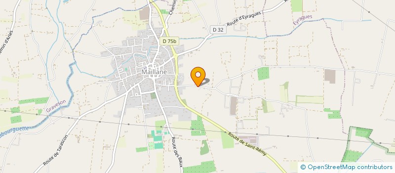 localisation de l'entreprise MONSIEUR CHRISTOPHE LAURENT  MAILLANE