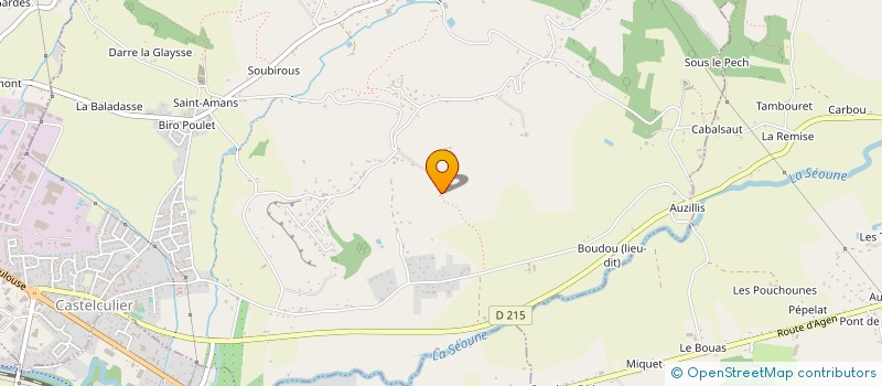 localisation de l'entreprise MONSIEUR CHRISTOPHE LAURENT  CASTELCULIER