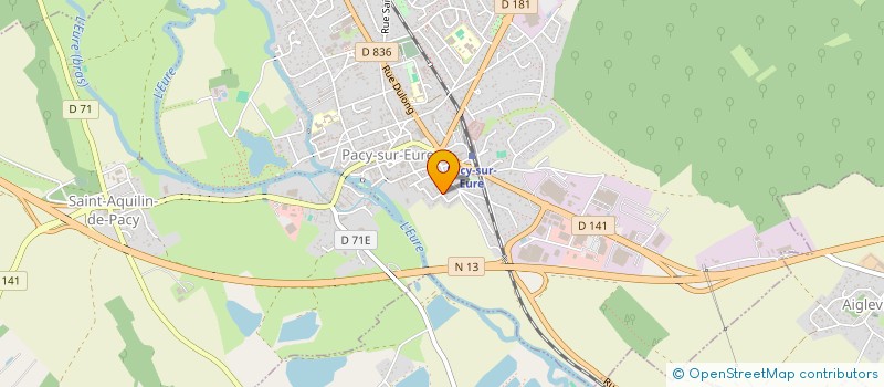 localisation de l'entreprise MONSIEUR CHRISTOPHE LAURENT  PACY-SUR-EURE