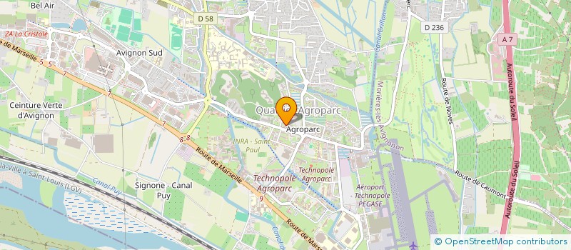 localisation de l'entreprise MONSIEUR CHRISTOPHE LAURENT  AVIGNON