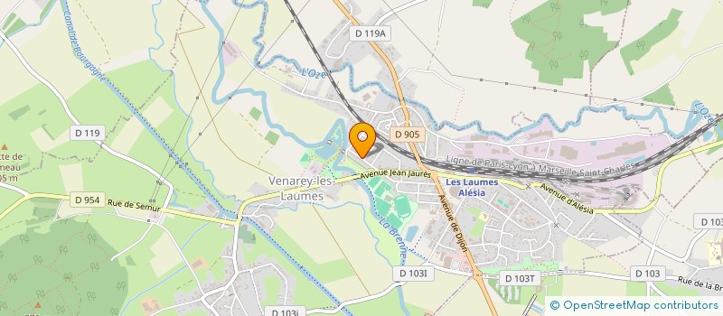 localisation de l'entreprise MONSIEUR CHRISTOPHE LAURIN  VENAREY-LES-LAUMES