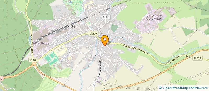 localisation de l'entreprise MONSIEUR CHRISTOPHE LAURRIN  VITTEL