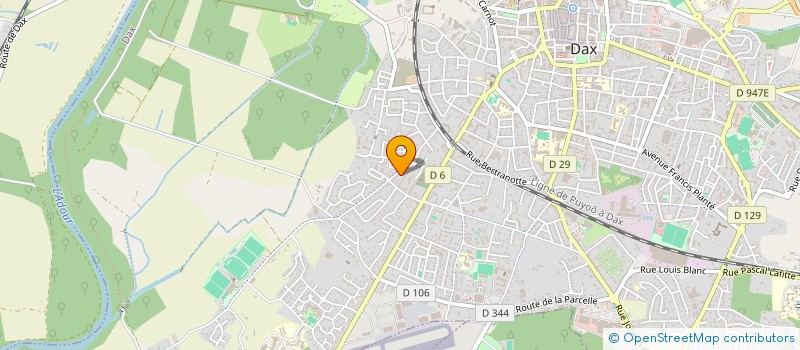 localisation de l'entreprise MONSIEUR CHRISTOPHE LAUSSU à DAX