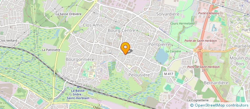 localisation de l'entreprise MONSIEUR CHRISTOPHE LAUTREDOU  SAINT-HERBLAIN