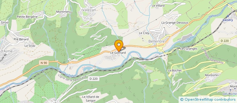 localisation de l'entreprise MONSIEUR CHRISTOPHE LAUWERS à LA PLAGNE TARENTAISE