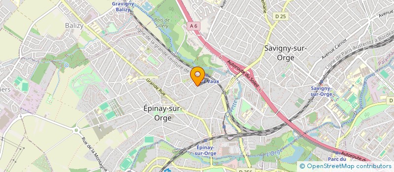 localisation de l'entreprise MONSIEUR CHRISTOPHE LAVACRY à EPINAY-SUR-ORGE