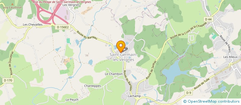 localisation de l'entreprise MONSIEUR CHRISTOPHE LAVAL  SAINT-GERMAIN-LES-VERGNES