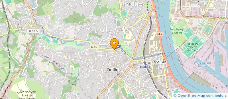 localisation de l'entreprise MONSIEUR CHRISTOPHE LAVAL  OULLINS-PIERRE-BENITE