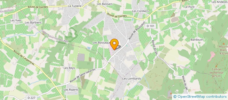 localisation de l'entreprise MONSIEUR CHRISTOPHE LAVAL  SAINT-SATURNIN-LES-APT