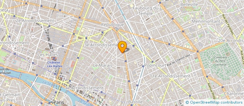 localisation de l'entreprise MONSIEUR CHRISTOPHE LAVIROTTE  PARIS