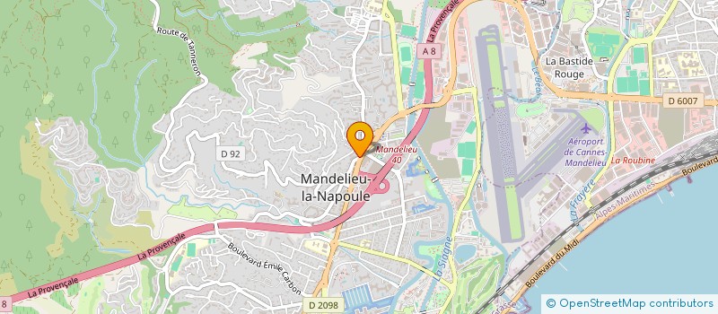 localisation de l'entreprise MONSIEUR CHRISTOPHE LAVIS  MANDELIEU-LA-NAPOULE