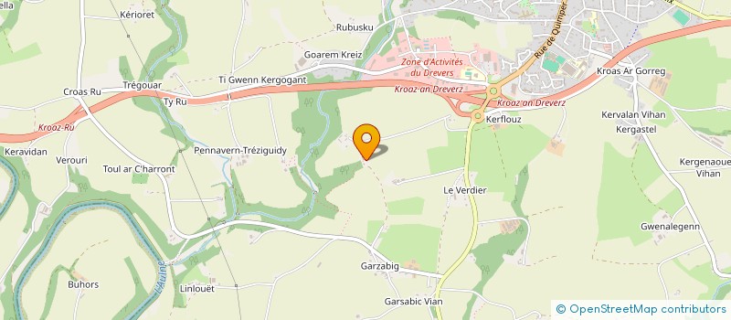 localisation de l'entreprise MONSIEUR CHRISTOPHE LE BAUT  PLEYBEN