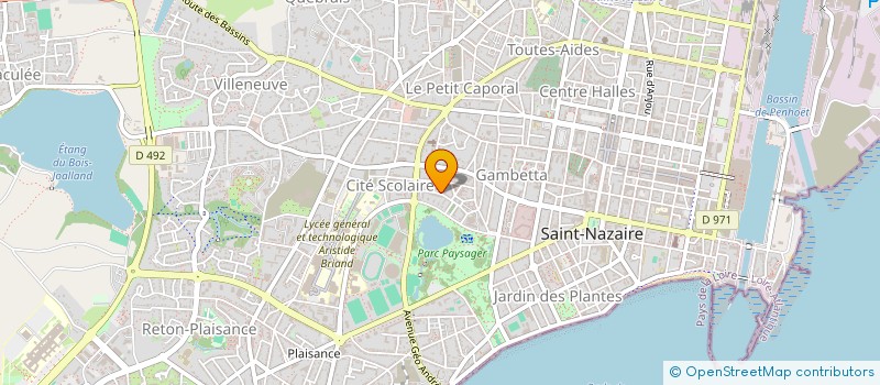 localisation de l'entreprise MONSIEUR CHRISTOPHE LE BERT à SAINT-NAZAIRE