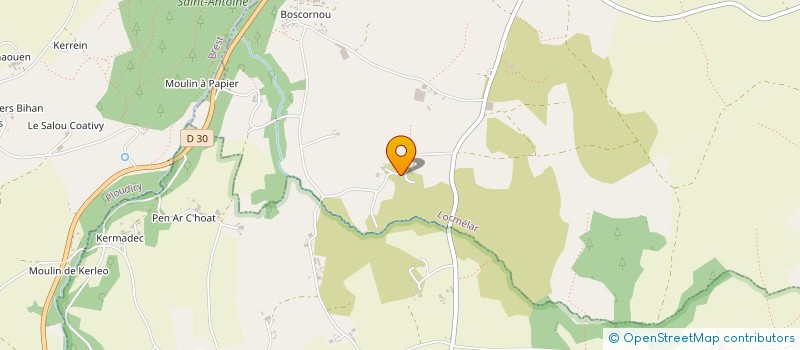 localisation de l'entreprise MONSIEUR CHRISTOPHE LE BIGOT  LOCMELAR