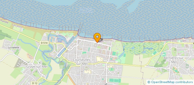 localisation de l'entreprise MONSIEUR CHRISTOPHE LE BORGNE  COURSEULLES-SUR-MER