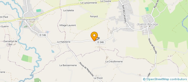 localisation de l'entreprise MONSIEUR CHRISTOPHE LE BOULANGER à YVETOT-BOCAGE