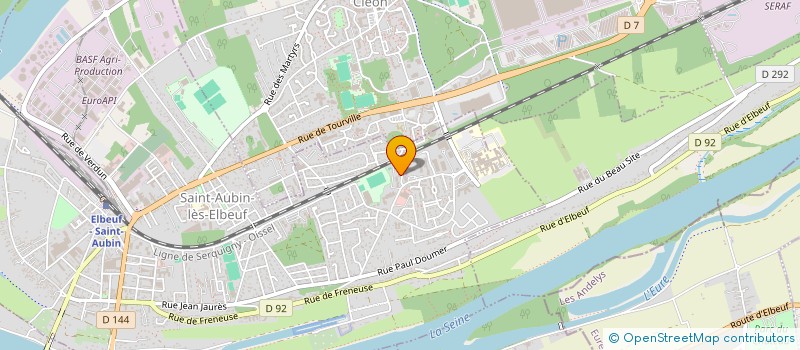 localisation de l'entreprise MONSIEUR CHRISTOPHE LE BRETON  SAINT-AUBIN-LES-ELBEUF