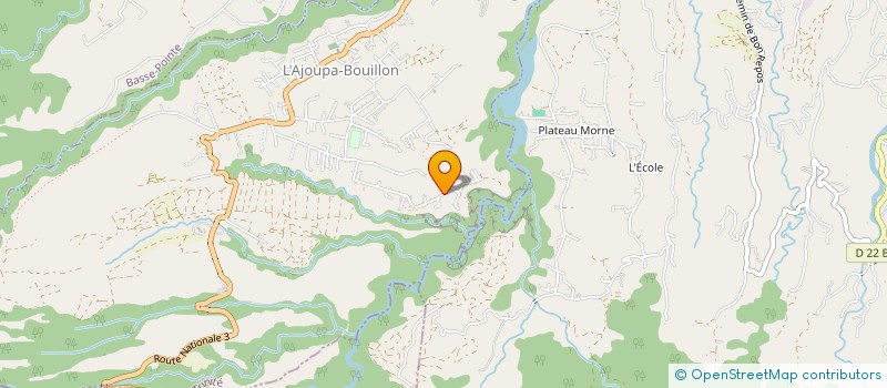 localisation de l'entreprise MONSIEUR CHRISTOPHE LE CORRE  L'AJOUPA-BOUILLON