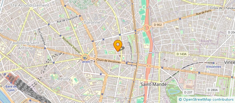 localisation de l'entreprise MONSIEUR CHRISTOPHE LE CORRE  PARIS