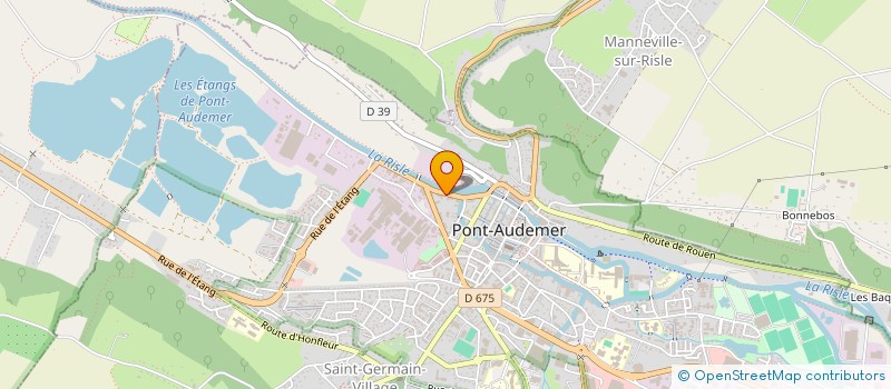 localisation de l'entreprise MONSIEUR CHRISTOPHE LE COUTALLER à PONT-AUDEMER