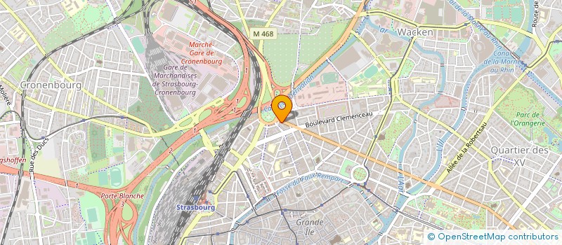 localisation de l'entreprise MONSIEUR CHRISTOPHE LE COZ à STRASBOURG