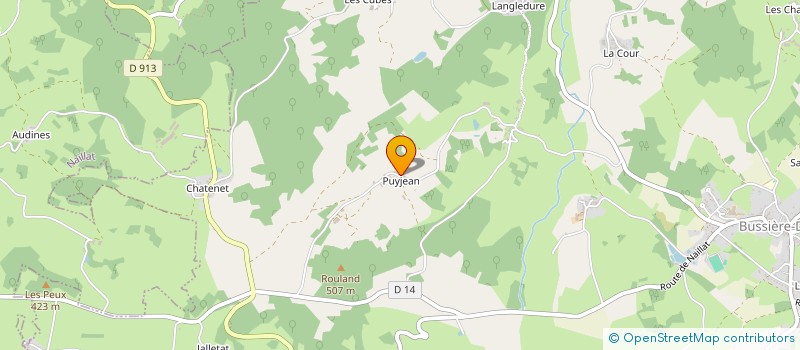 localisation de l'entreprise MONSIEUR CHRISTOPHE LE COZIC  BUSSIERE-DUNOISE
