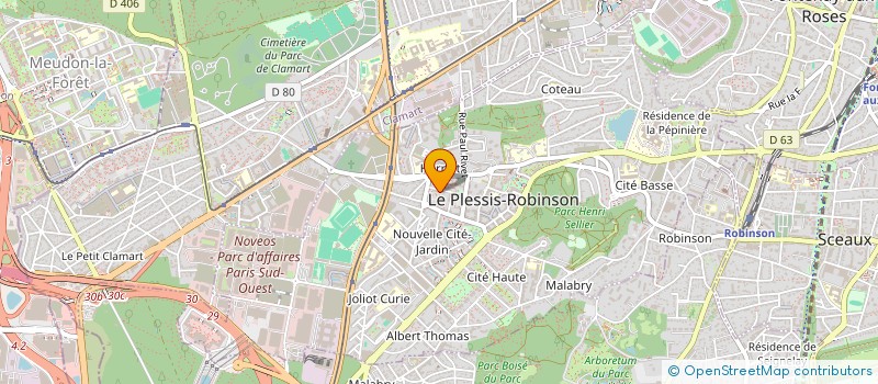 localisation de l'entreprise MONSIEUR CHRISTOPHE LE DORTZ à LE PLESSIS-ROBINSON