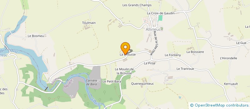 localisation de l'entreprise MONSIEUR CHRISTOPHE LE DUC  ALLINEUC