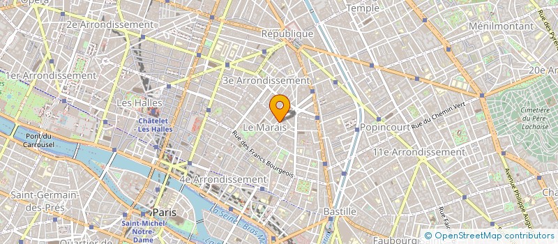 localisation de l'entreprise MONSIEUR CHRISTOPHE LE FRIANT  PARIS