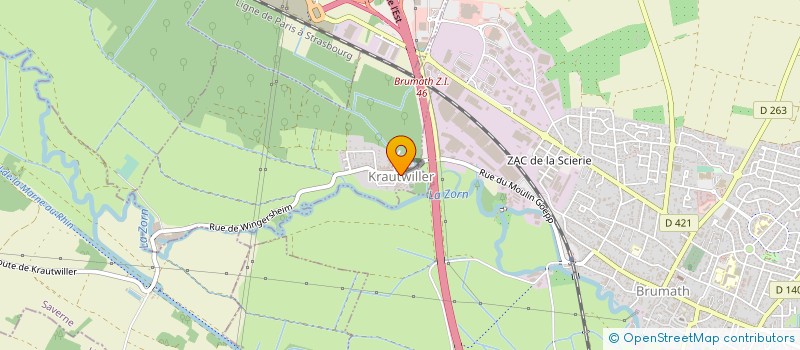 localisation de l'entreprise MONSIEUR CHRISTOPHE LE GEAY  KRAUTWILLER