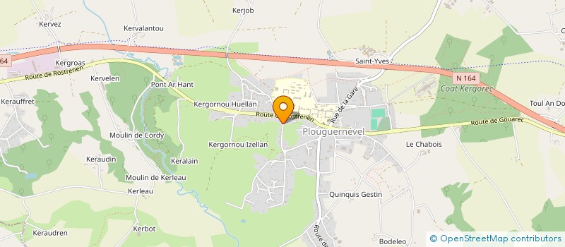 localisation de l'entreprise MONSIEUR CHRISTOPHE LE LAMER  PLOUGUERNEVEL