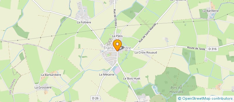 localisation de l'entreprise MONSIEUR CHRISTOPHE LE LEUCH  TRANS-SUR-ERDRE