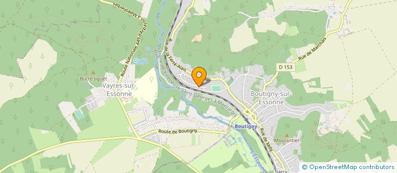 localisation de l'entreprise MONSIEUR CHRISTOPHE LE MESTRE  BOUTIGNY-SUR-ESSONNE